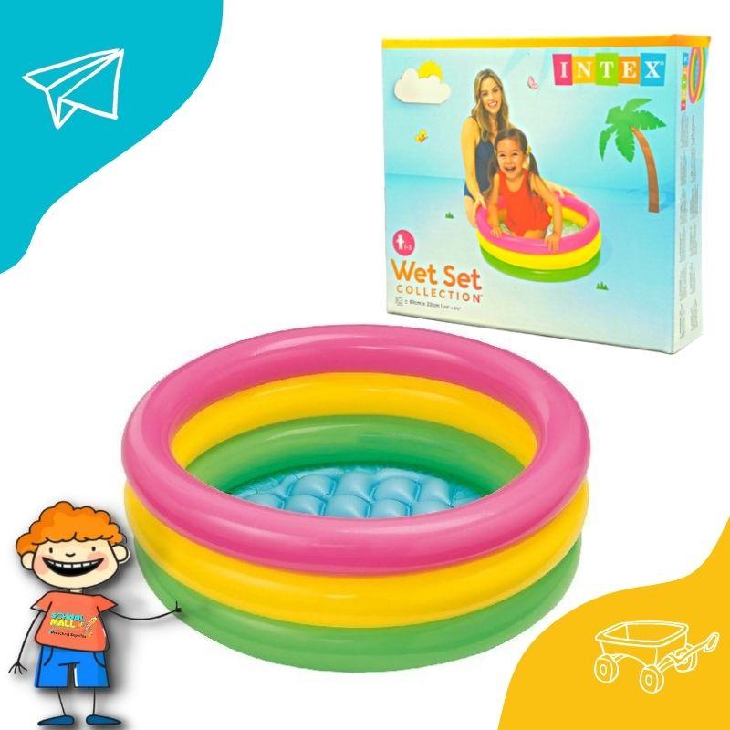 Inflatable Intex Wet Set Kids Pool 24 x inch – School Mall