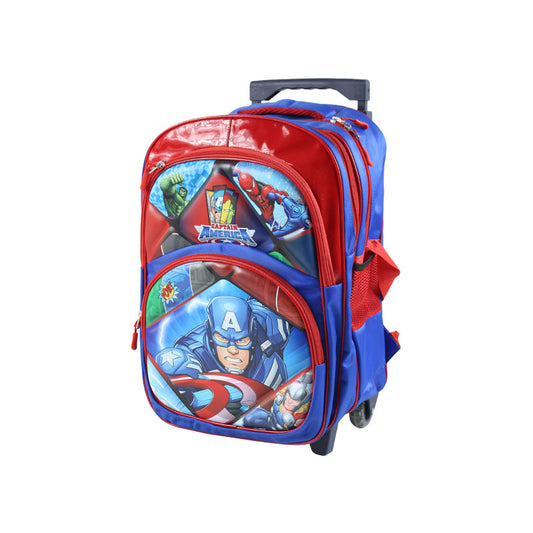 Avengers Embossed Trolley School Bag 17"
