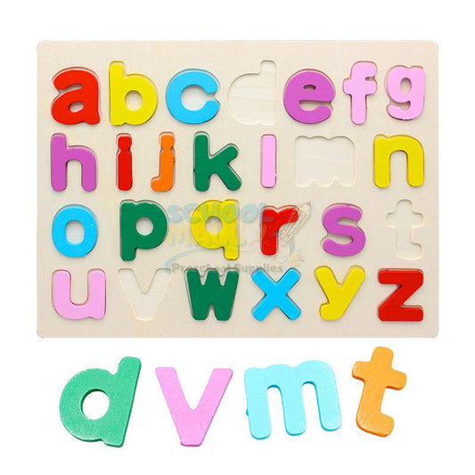 Wooden Small Alphabets Puzzle Board