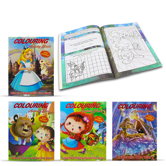 3 in 1 Coloring Book