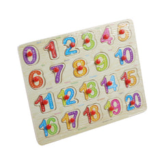 Peg Puzzle Board Wooden 