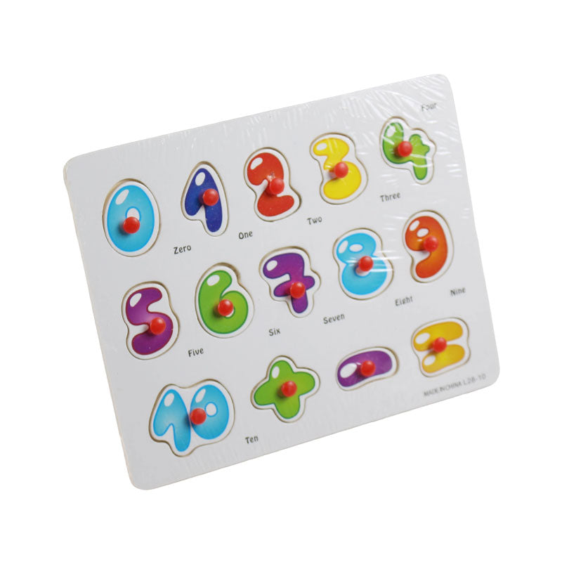 Peg Puzzle Board Wooden 