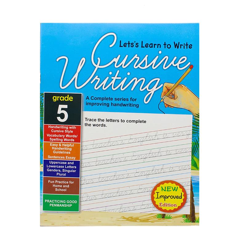 Let's Learn to Write Cursive writing Books (Grade 0-5)