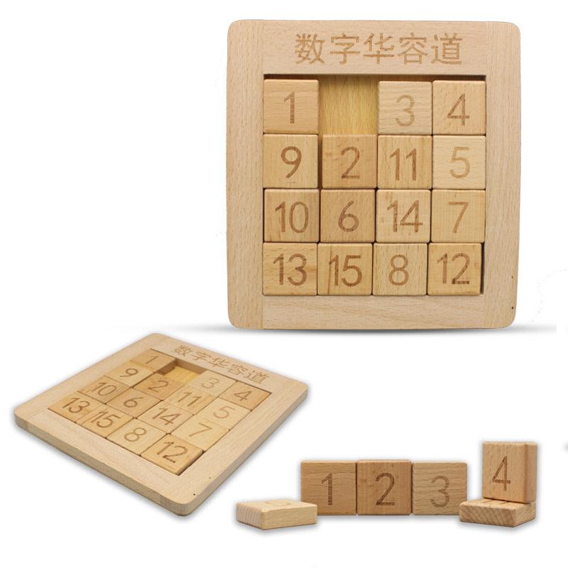 Wooden Number Sliding Game Magic Cube – School Mall - Educational Toys ...