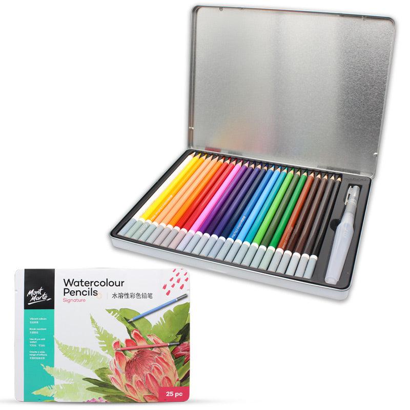 25 Pcs Watercolor Pencils