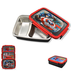 2 Compartments Stainless Steel  Lunch Box