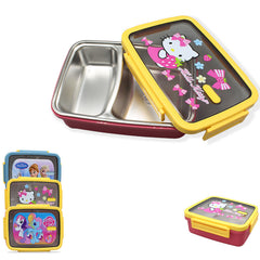 2 Compartments Stainless Steel  Lunch Box