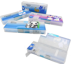 2 Layers Pencil Box with Sharpener