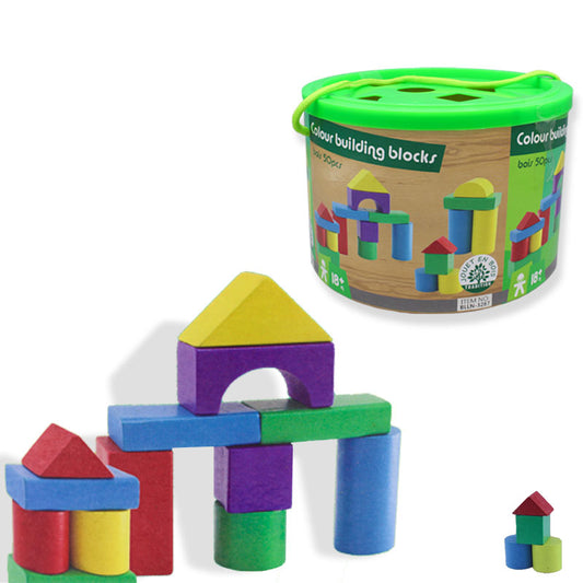 50 PCs Color Building Blocks