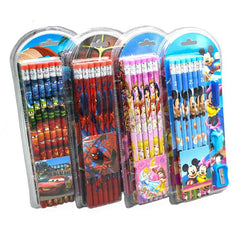 12 Pcs Pencil Set with Eraser & Sharpener