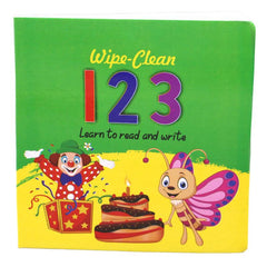 Wipe & Clean Books (123, ABC, Animal)