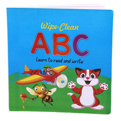 Wipe & Clean Books (123, ABC, Animal)