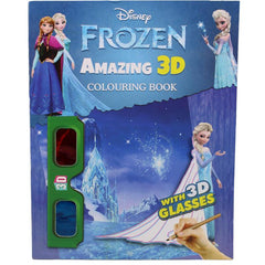 Amazing 3D Coloring Book with Glasses