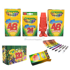 120 Pcs Vibrant Crayon Colors