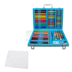 128 Pcs Wooden Coloring Art Kit for Boys & Girls