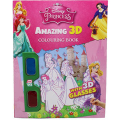 Amazing 3D Coloring Book with Glasses