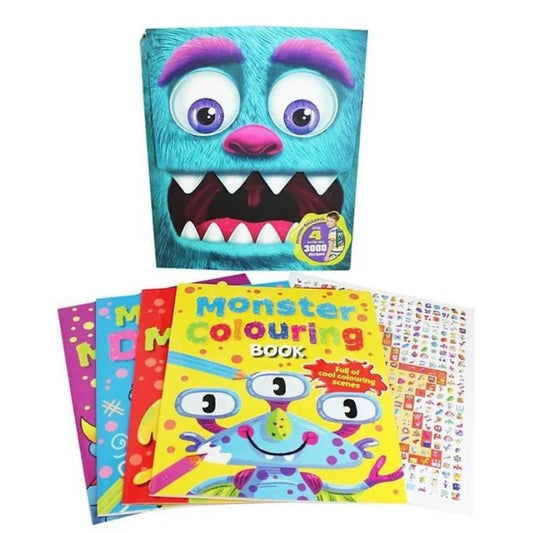 Monster Backpack 4 Activity Book & Stickers Paperback