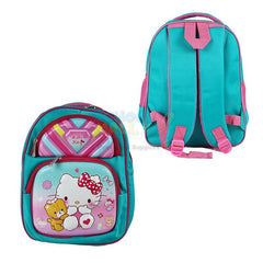 Hello Kitty Embossed School Bag 14 inch (1761)