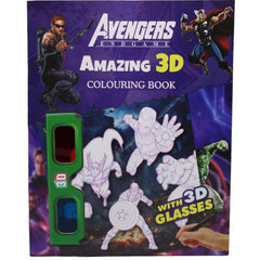 Amazing 3D Coloring Book with Glasses