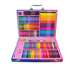 158 Pcs Wooden Coloring Art Kit