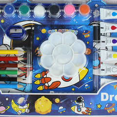 Cute Cartoon Portable Painting Suitcase Set