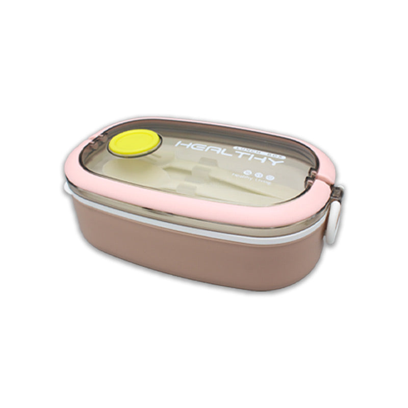 Lunch box with cutlery