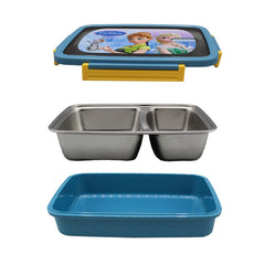 2 Compartments Stainless Steel  Lunch Box