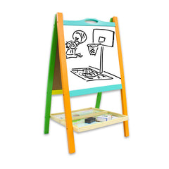 Wooden Two-Sided Magnetic Drawing Board