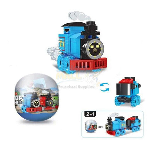 2 in 1 Creator Train Building Blocks Egg