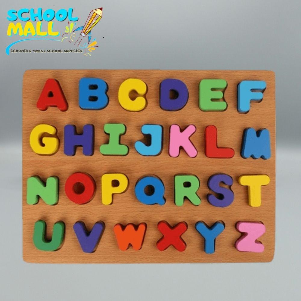 Preschool Capital 3D Alphabets Wooden Plate - SMPK4999