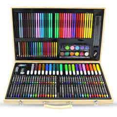 220 PCs Coloring Kit Wooden Box