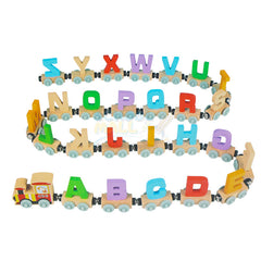 27 Pcs Capital Alphabets Train Wooden & Magnetic #1859