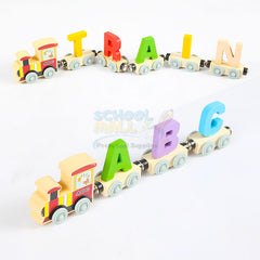 27 Pcs Capital Alphabets Train Wooden & Magnetic #1859