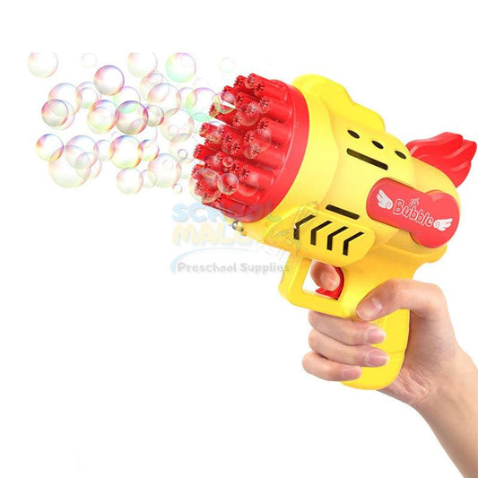 29 Holes Bubble Machine Gun with Colorful Lights