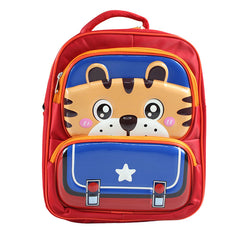 Cute Animal Embossed Bag for Kids 14 inch (Red) #2032