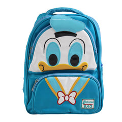 Kids Cute Duck Theme Backpack 15 inch (Cyan Blue)