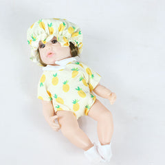 Pineapple Outfit Baby Doll with Matching Hat