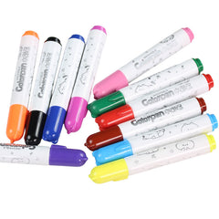 Washable Color Markers Set 12 Pcs with Storage Case