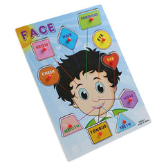 Wooden Peg Puzzle Board