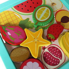 Montessori Wooden Fruits Jigsaw Puzzle Board
