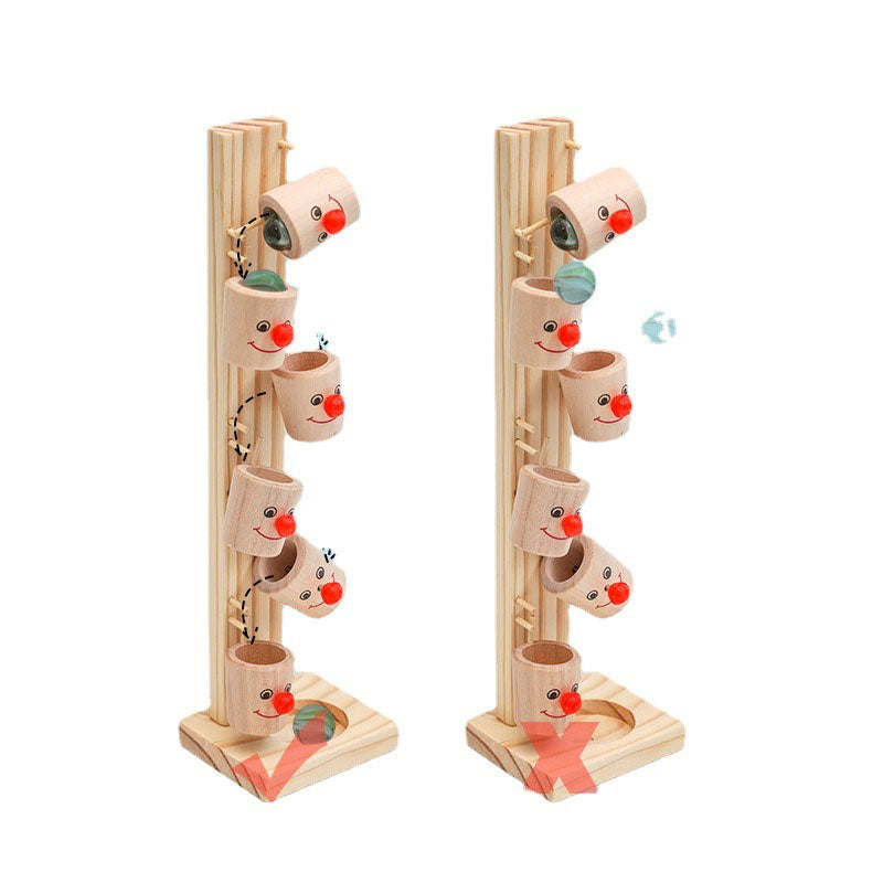 Clown Ball Game, Fun Toys, Wooden Toys
