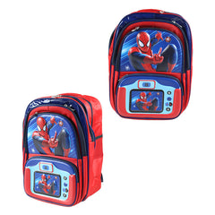 Spiderman Embossed School Bag 17 inch (1762)