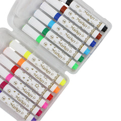 Bright-Coloured Washable Marker 12 Pcs #2079