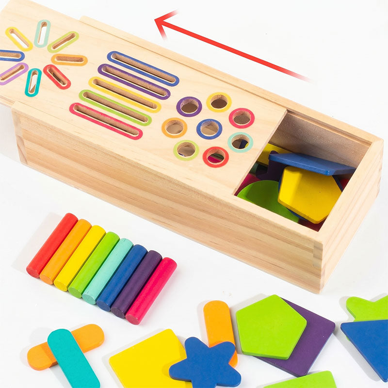 Wooden Shapes Sorting Game