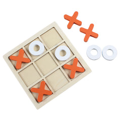 3D Wooden Tic Tac Toe Board Game