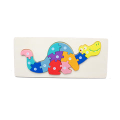 Wooden Dinosaur Number Jigsaw  Puzzles