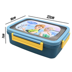 2 Compartments Stainless Steel  Lunch Box