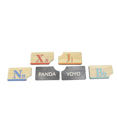 3in1 English Alphabet Wooden Puzzle Board