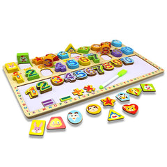 3 in 1 Digital Wooden Shape Board