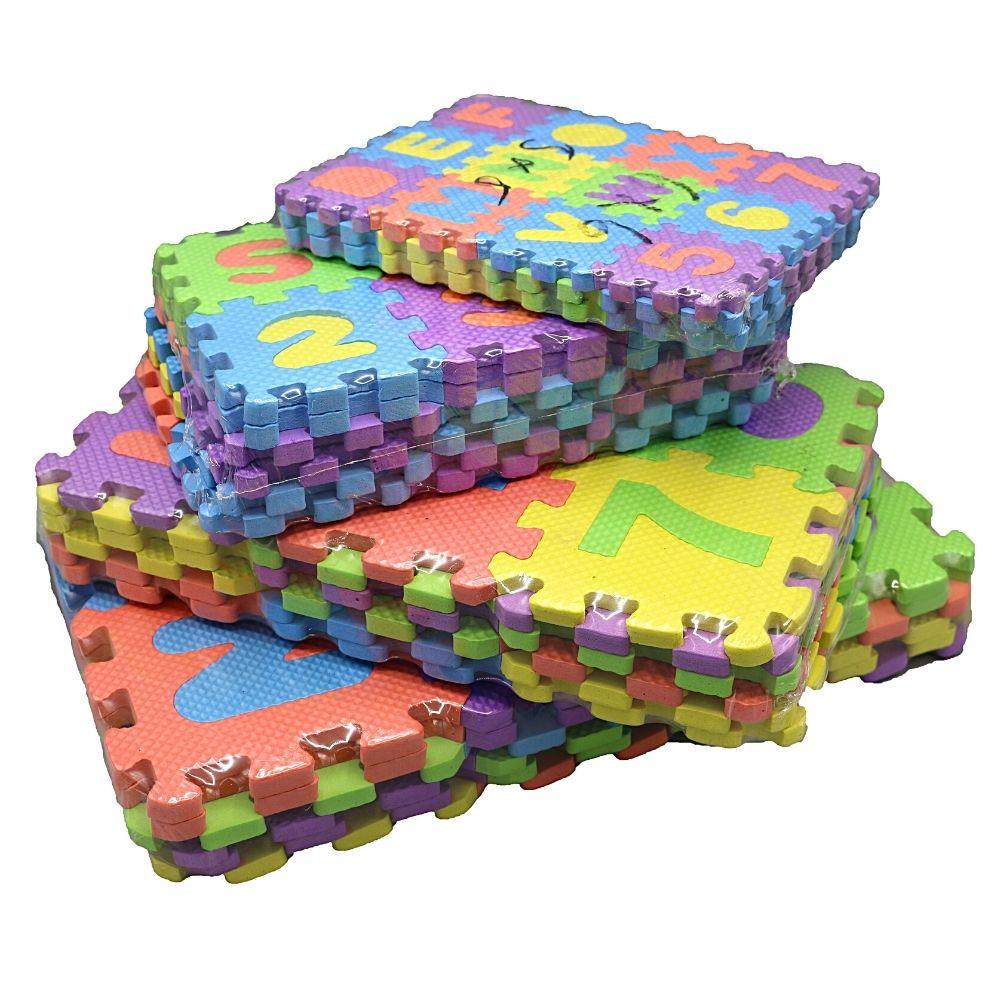 Puzzle Mat Rug 36 PCs Eva Puzzle Mats Alphanumeric(ABC, 123) – School Mall ...